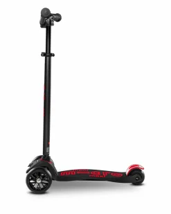 Micro - Maxi Deluxe Pro, Sort/Rød| Løbehjul|Løbecykler