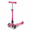 Micro - Mini Deluxe foldbar LED, Pink| Løbehjul|Løbecykler