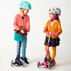 Micro - Mini Deluxe foldbar LED, Marineblå| Tumlinge Legetøj|Løbehjul