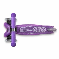 Micro - Mini Deluxe Glitter LED, Lilla| Løbehjul|Tumlinge Legetøj
