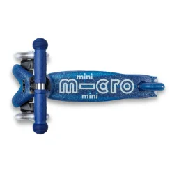 Micro - Mini Deluxe Glitter LED, Marineblå| Løbehjul|Tumlinge Legetøj