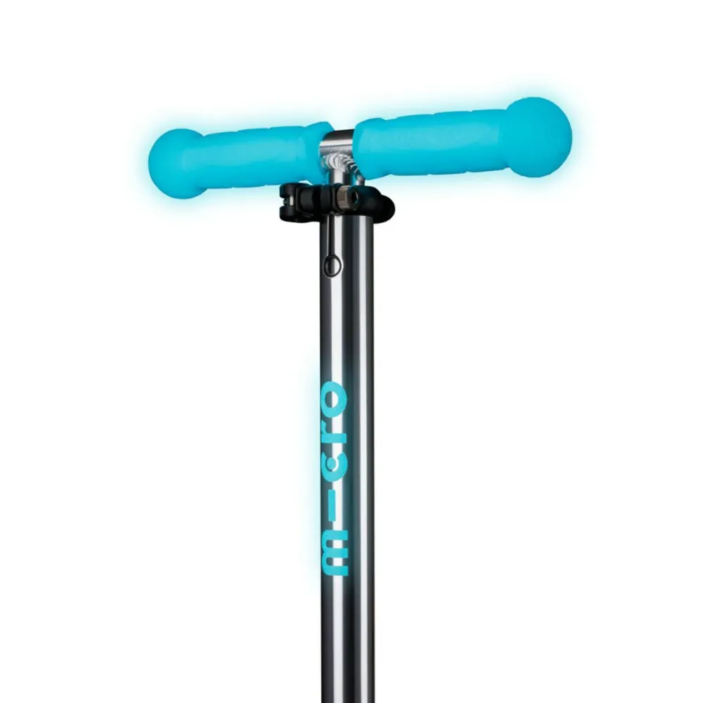 Micro - Mini Deluxe Glow LED Plus, Aqua| Løbehjul|Tumlinge Legetøj