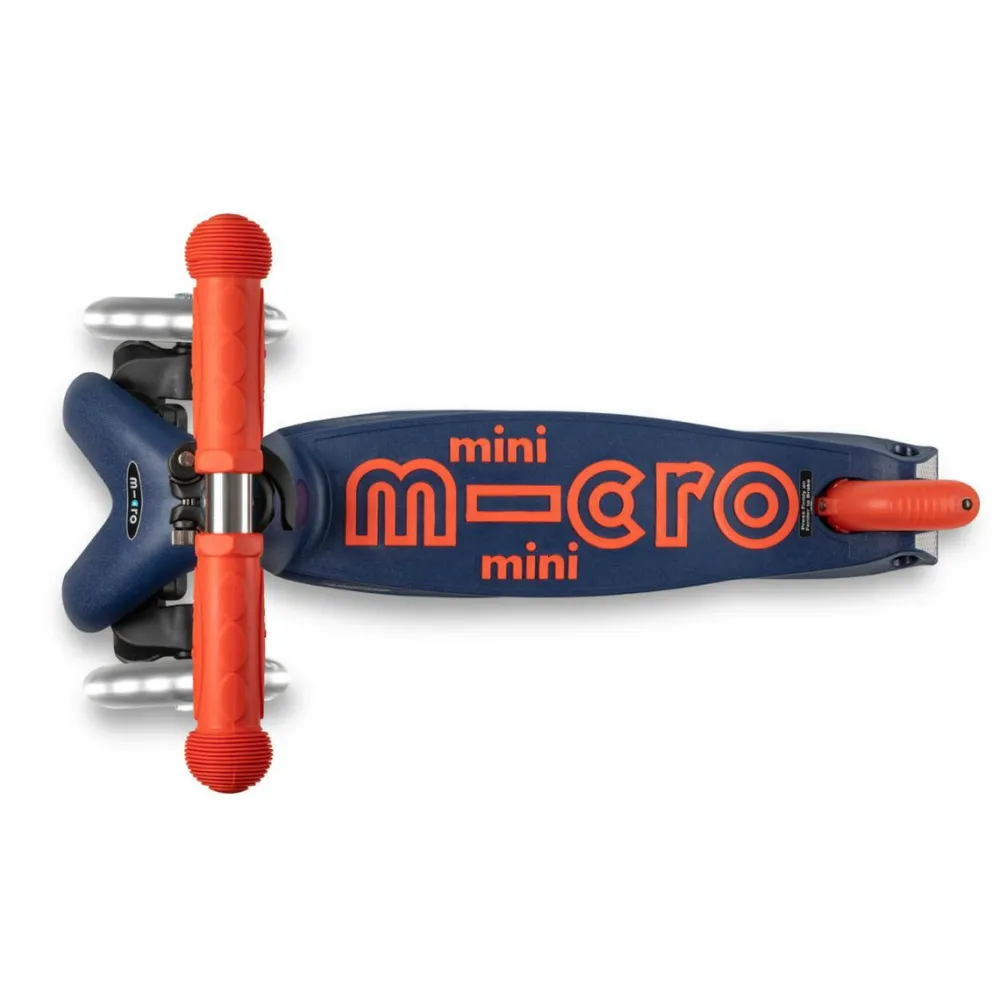 Micro - Mini Deluxe LED, Marineblå| Løbehjul|Tumlinge Legetøj