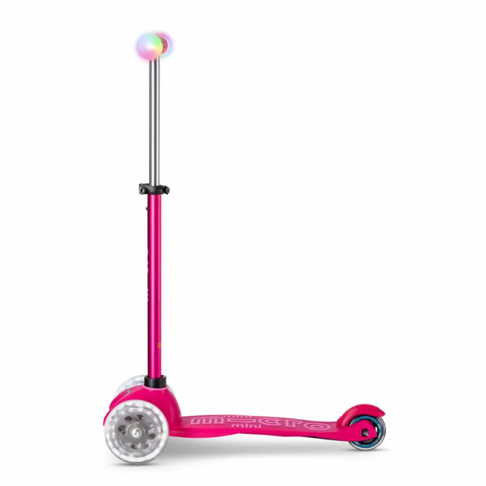 Micro - Mini2grow Deluxe Magic LED, Pink| Løbehjul|Løbecykler