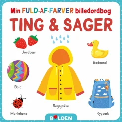 Forlaget Bolden Min fuld-af-farver billedordbog - Ting og sager|Børn Sprog & Leg|Børnebøger