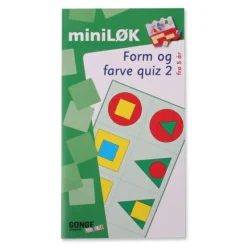 mini-LØK - Form og farve quiz 2| Skolesjov|Montessori