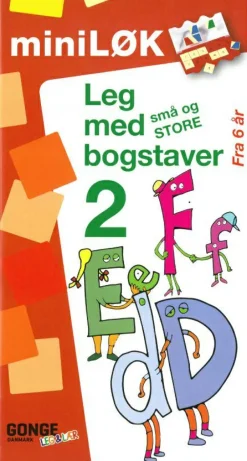 mini-LØK - Leg med små og store bogstaver 2| Skolesjov|Montessori