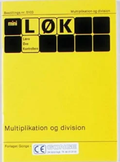 miniLØK mini-LØK - Multiplikation og division| Vis Alle Varer (Særlige Behov)|Logik & Talforståelse