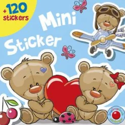 Forlaget Bolden Mini-stickers bog - Bamser, 120+ stk| Tegne- & Malegrej|Tumlinge Legetøj