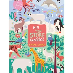 Min meget store sansebog - Dyrene i verden|Børn Taktil / Følesans|Sprog & Leg
