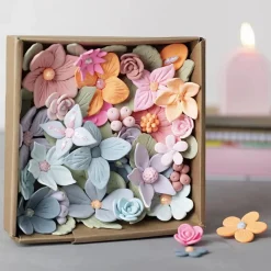 Creativ Company Modelleringskit - Blomster i ramme| Voksenværk|Kreativ Leg