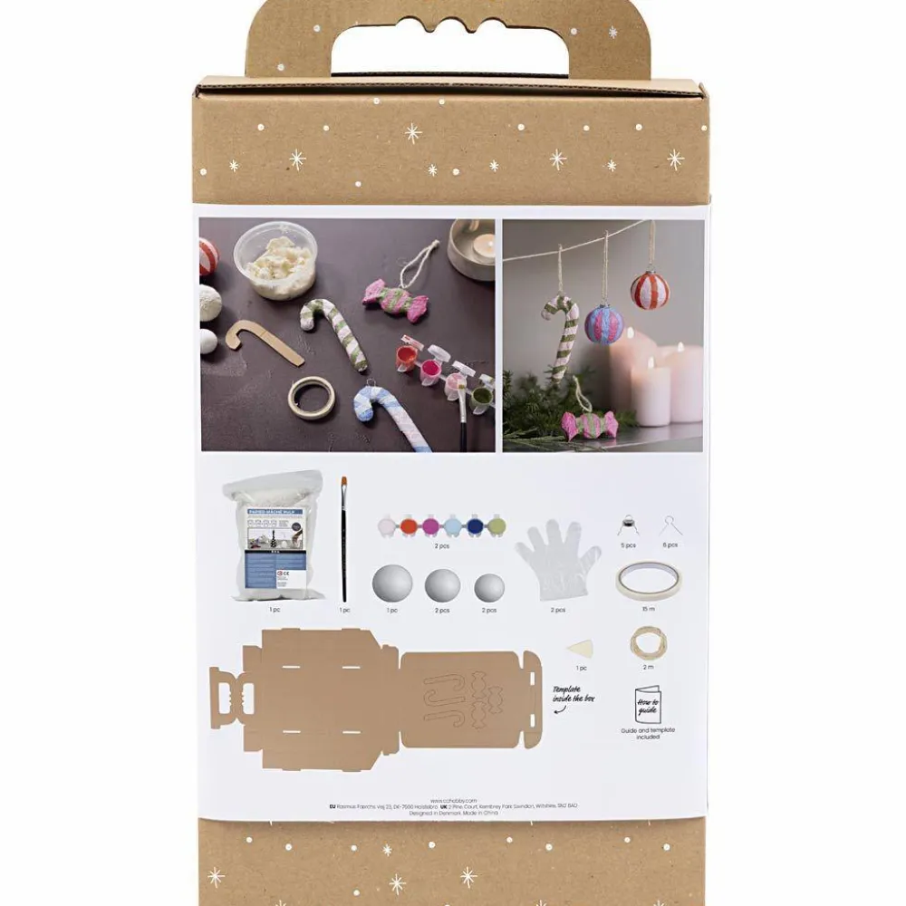 Creativ Company Modelleringskit med pulp - Julepynt| Jul