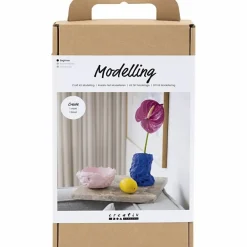 Creativ Company Modelleringskit med pulp - Vase og skål| Voksenværk|Kreativ Leg