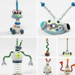 Creativ Company Modelleringskit - Robotter| Kreativ Leg|Krea-Fitness