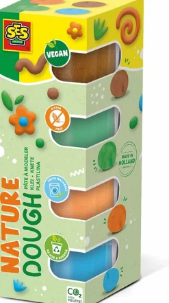 SES Creative Modellervoks - Nature, 4 x 90 gr.| Kreativ Leg|Tumlinge Legetøj