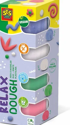 SES Creative Modellervoks - Relax, 4 x 90 gr.| Kreativ Leg|Tumlinge Legetøj