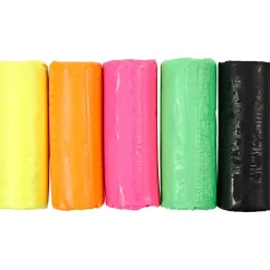 Creativ Company Modellervoks Soft Clay - Neonfarver, 400 gr.| Taktil / Følesans|Kreativ Leg