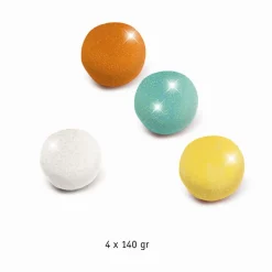 Djeco Modellervoks - 4 x 140 gram - Glimmer| Kreativ Leg|Tumlinge Legetøj