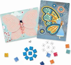 Djeco Mosaikleg - Sommerfugle| Kreativ Leg