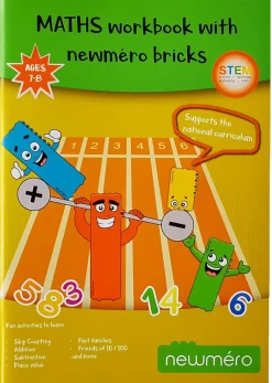 newméro talbrikker opgavehæfte, 7-8 år| Stem Læringslegetøj|Matematik & Leg