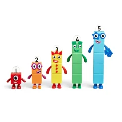 Learning Resources Numberblocks - Fem gode venner| Matematik & Leg|Dukkehus & Legesæt