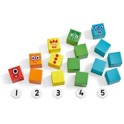 Learning Resources Numberblocks - Fem gode venner (af træ)| Skolesjov|Matematik & Leg