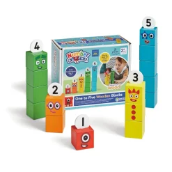 Learning Resources Numberblocks - Fem gode venner (af træ)| Skolesjov|Matematik & Leg