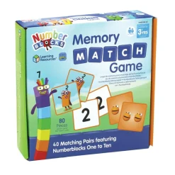 Learning Resources Numberblocks - Huskespil| Logik & Talforståelse|Skolesjov