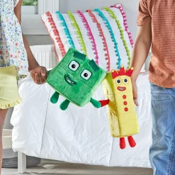 Learning Resources Numberblocks plys - Tre og Fire| Matematik & Leg|Bamser