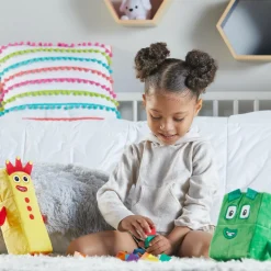 Learning Resources Numberblocks plys - Tre og Fire| Matematik & Leg|Bamser