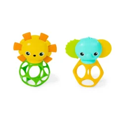 Bright Starts Oball bideringe, 2 stk| Bolde|Babylegetøj