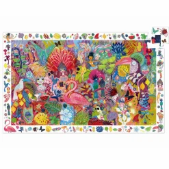 Djeco Observationspuslespil m. 200 brk. - Karneval i Rio| Puslespil