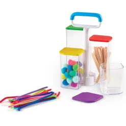 Learning Resources Opbevaringssystem - Transparent| Kreativ Leg|Tegne- & Malegrej