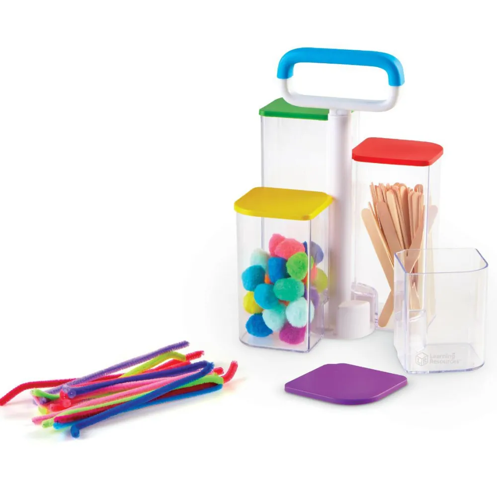 Learning Resources Opbevaringssystem - Transparent| Kreativ Leg|Tegne- & Malegrej