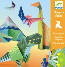 Djeco Origami - Dinosaur| Dinosaur Legetøj|Kreativ Leg