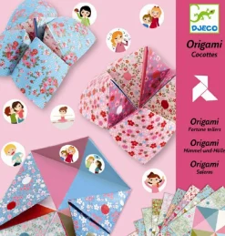 Djeco Origami - Flip-flappere i lyse farver| Kreativ Leg