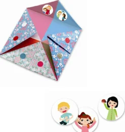 Djeco Origami - Flip-flappere i lyse farver| Kreativ Leg