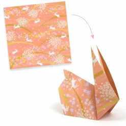 Djeco Origami papir - Haru| Voksenværk|Legetøj Til Ferien