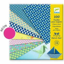 Djeco Origami papir - Natsu| Voksenværk|Legetøj Til Ferien