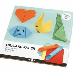 Creativ Company Origami 15 x 15 cm - Basisfarver, 10 ark| Tegne- & Malegrej