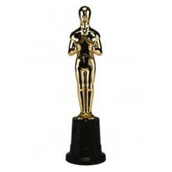 Oscar-statuette - H: 29 cm| Fastelavn|Udklædningstøj