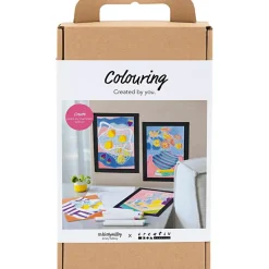 Creativ Company Paint by Numbers, tusser - Stilleben| Krea-Fitness|Tegne- & Malegrej