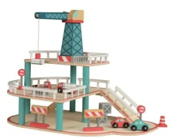 Egmont Toys Parkeringshus med kran| Legebiler|Dukkehus & Legesæt