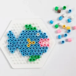 Perleplade midi - BioBeads, sekskant| Jul|Kreativ Leg