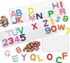 Playbox Perleplade, midi - Bogstaver og tal| Sprog & Leg|Skolesjov