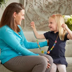 Melissa & Doug Perler i træ - Sommerfugle og hjerter| Finmotorik|Lav Selv Smykker