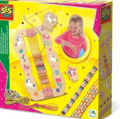 SES Creative Perlevæv - Lav dine egne armbånd| Lav Selv Smykker|Kreativ Leg