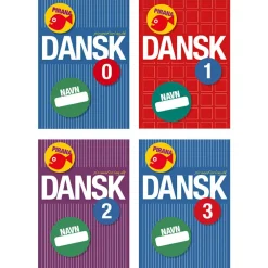 Pirana træningshæfte - Dansk: 0.-3. kl.|Børn Sprog & Leg|Skolesjov