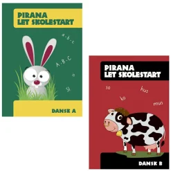 Pirana træningshæfte - Let Skolestart: Dansk|Børn Sprog & Leg|Skolesjov