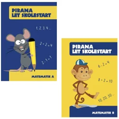 Pirana træningshæfte - Let Skolestart: Matematik|Børn Logik & Talforståelse|Skolesjov